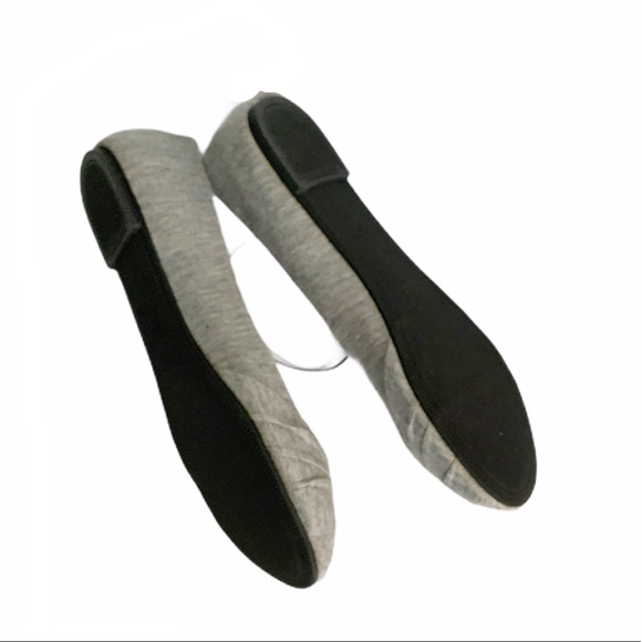 Heathered Gray Twist Tore Ballet Flats NWOT - Picture 5 of 7